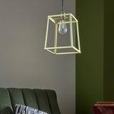 Argos Home brass carriage easy fit lampshade 22cm (British brand)