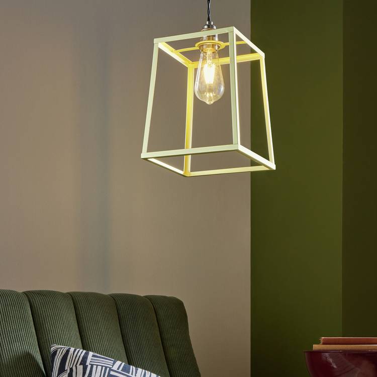 Argos Home brass carriage easy fit lampshade 22cm (British brand)