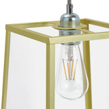 Argos Home brass carriage easy fit lampshade 22cm (British brand)
