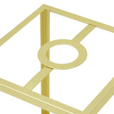 Argos Home brass carriage easy fit lampshade 22cm (British brand)