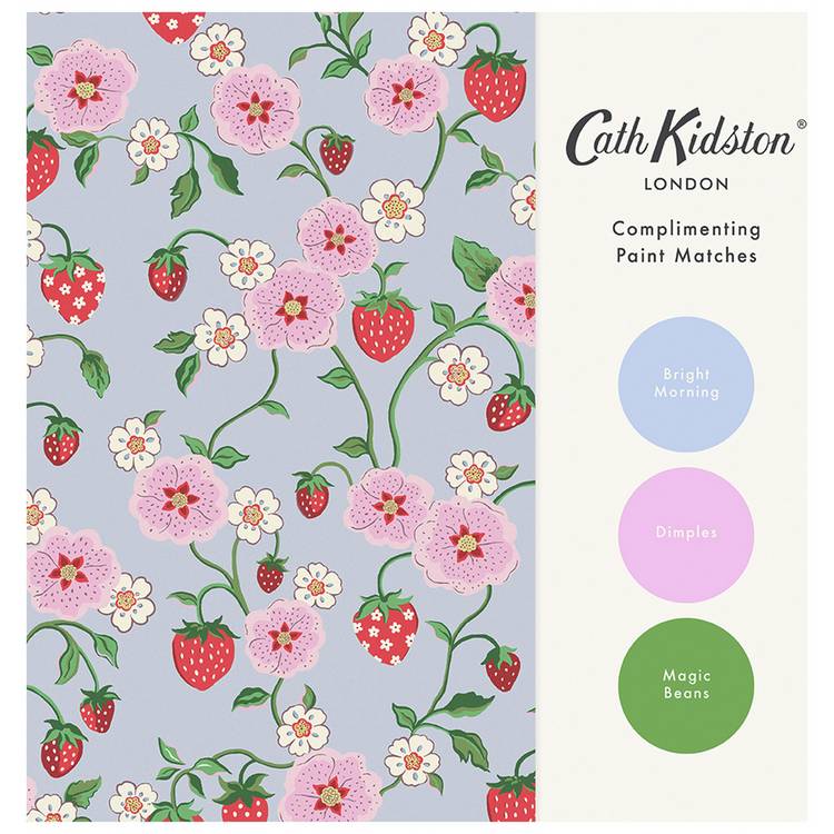 Cath Kidston Strawberry Summer wallpaper, UK version