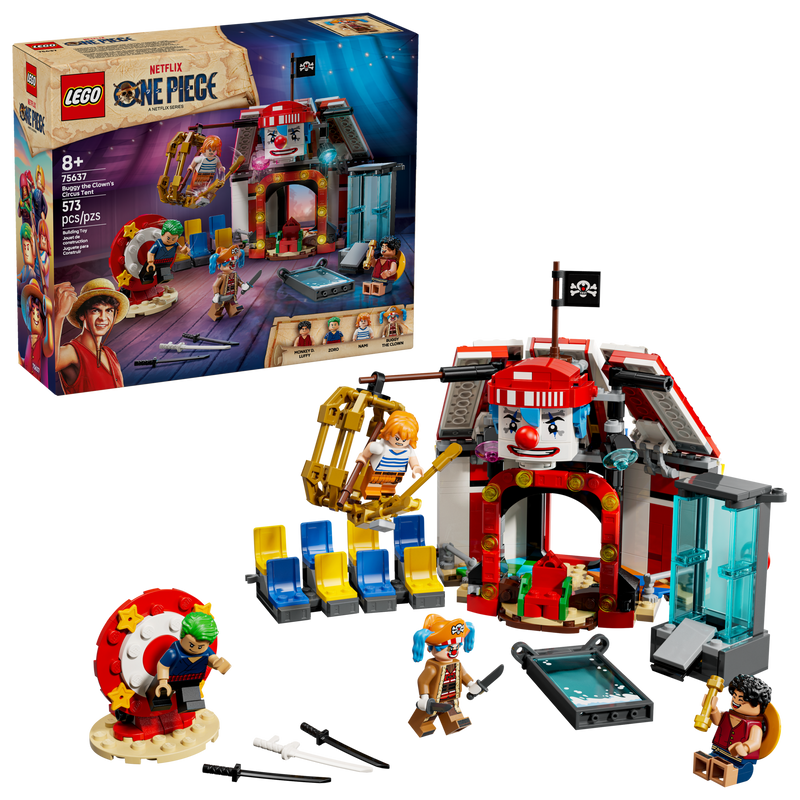 LEGO Buggy the Clown's Circus Tent 573 Pieces - British product