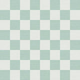 Envy mint green check wallpaper roll (British brand)