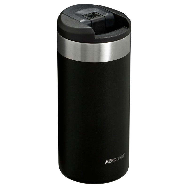 Stanley Aerolight Black travel mug 350ml, imported from the UK