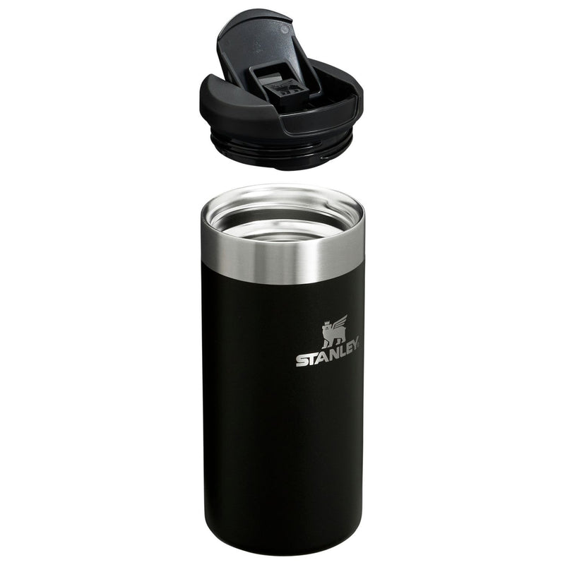 Stanley Aerolight Black travel mug 350ml, imported from the UK