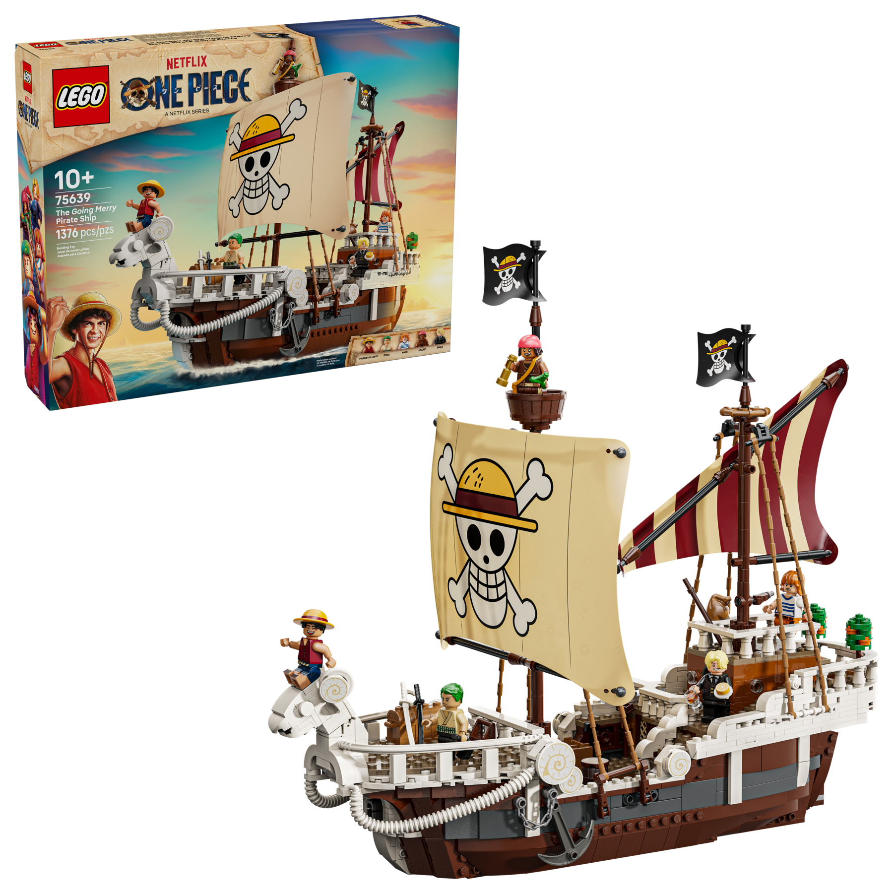 LEGO Pirate Ship Model Going Merry 1376 Pieces, UK version