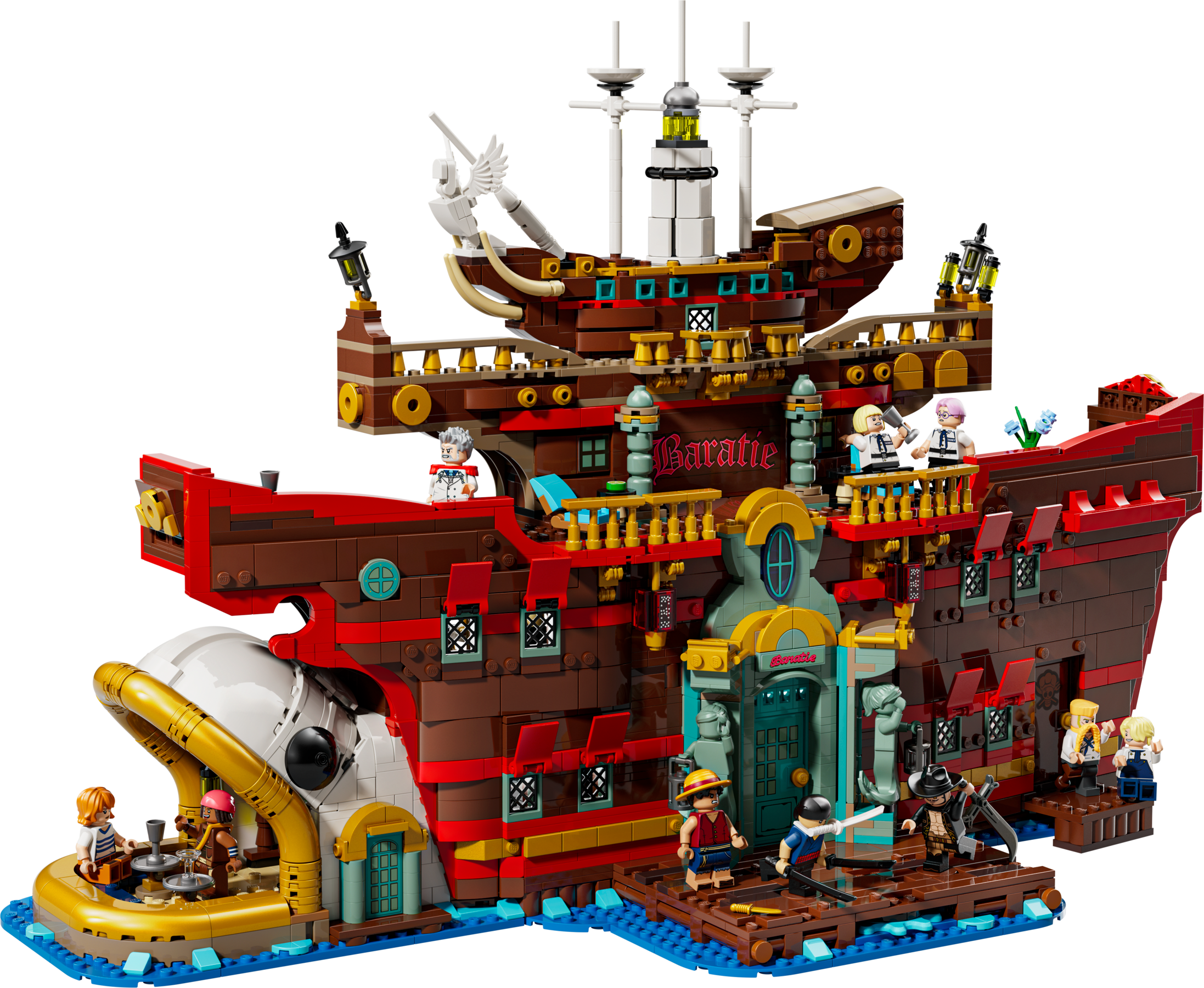 Lego One Piece Baratie set 3402 pieces (British brand)