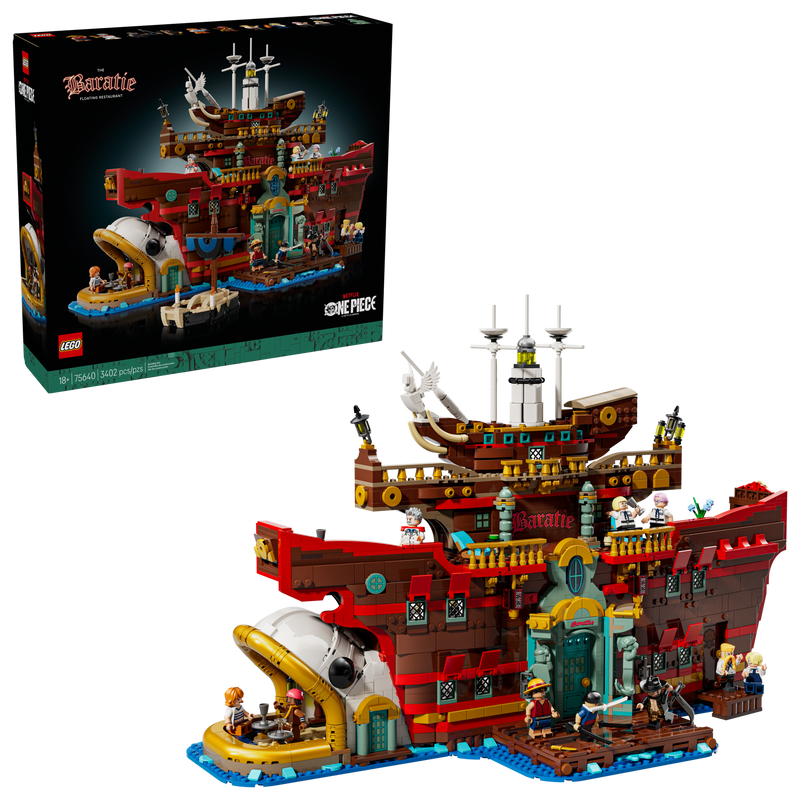 Lego One Piece Baratie set 3402 pieces (British brand)