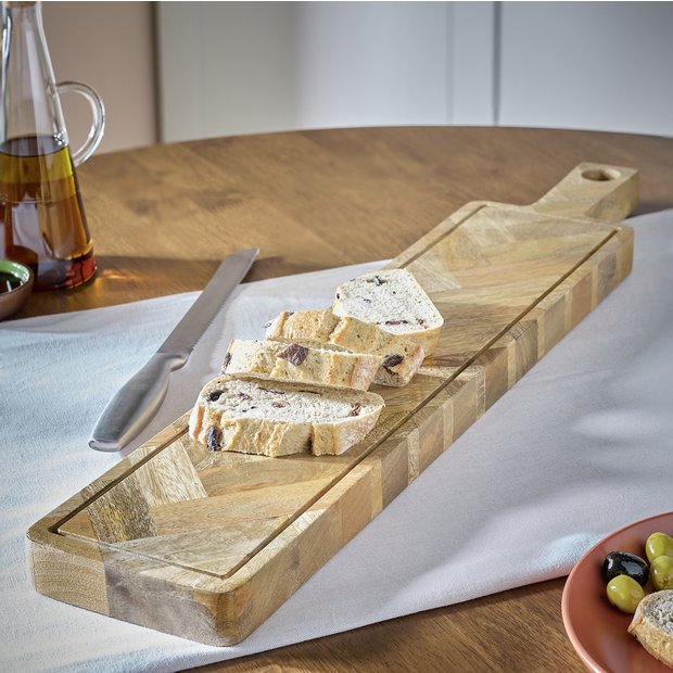 Habitat slim wooden chopping board 48cm, imported from the UK