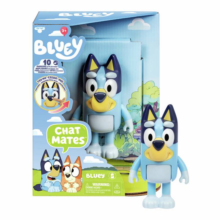 Bluey talking figure 15.2cm - British product