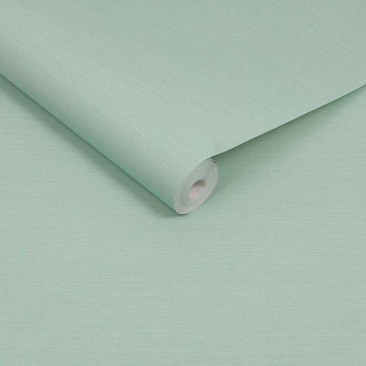 Envy Stitch Please Sky wallpaper light green 52cm x 10m (British brand)