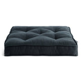 Habitat black seat cushions set of 2 40cm (British brand)