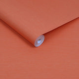 Envy Stitch Please Terracota Orange wallpaper roll (British brand)