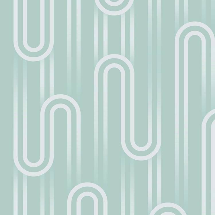 Envy Ups and Downs Pistachio Wallpaper 52cm x 10m (British brand)