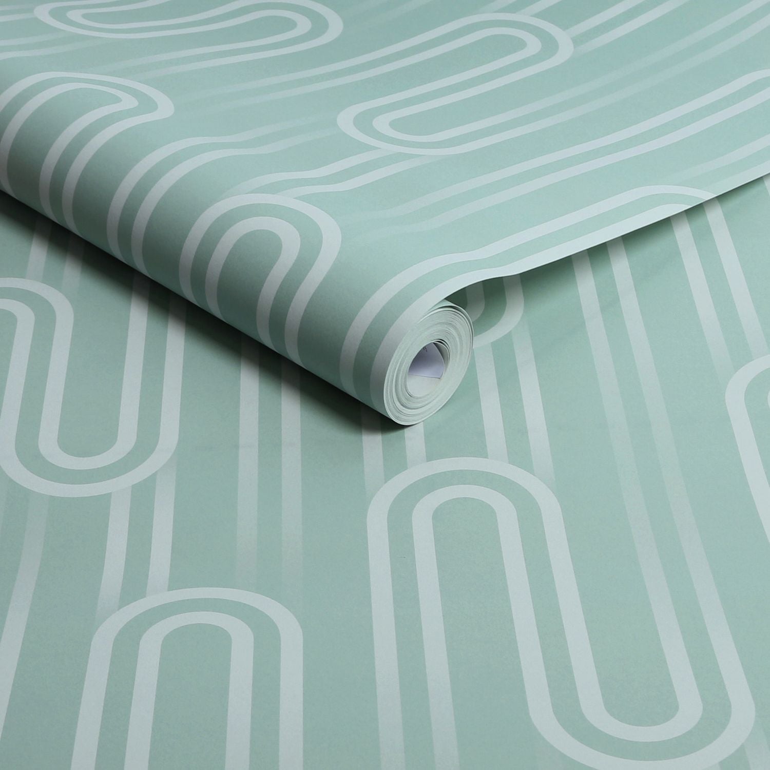 Envy Ups and Downs Pistachio Wallpaper 52cm x 10m (British brand)