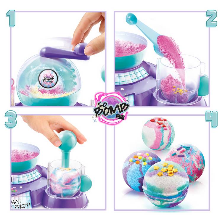 So Bomb DIY marble bath bomb craft kit - British product