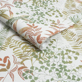 Superfresco Temptation Sunrise wallpaper tropical leaf design, UK version