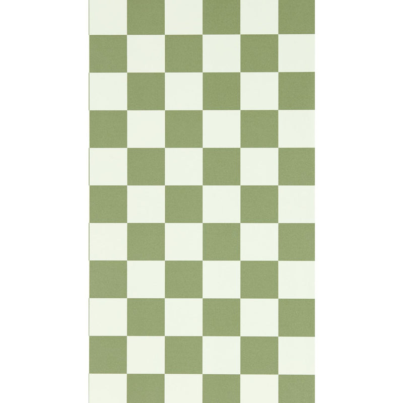Harlequin Blenets Check Matcha wallpaper (British brand)