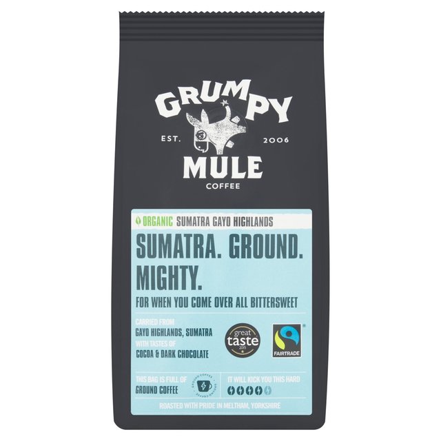 Grumpy Mule Organic Sumatra Ground Coffee   227g GOODS M&S   