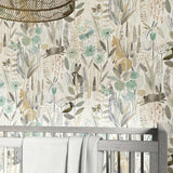 Harlequin Kids Hide N Seek Linen Brown wallpaper imported from the UK