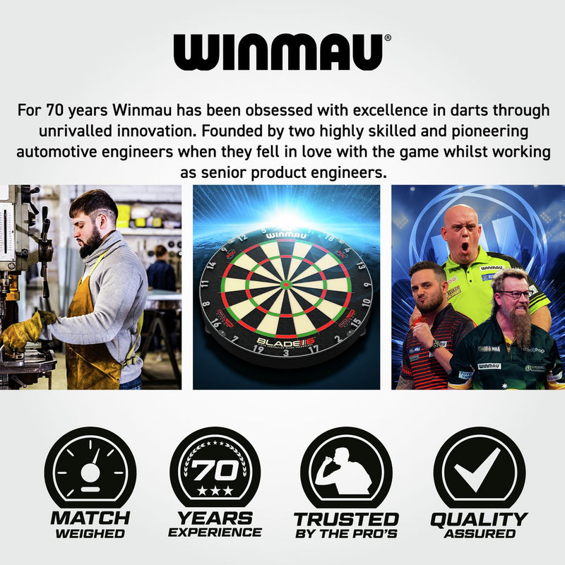 Winmau Galactics 24g tungsten darts set, UK version