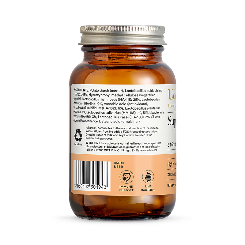 Udo's Choice Super 8 Immune probiotic 90 capsules, UK version