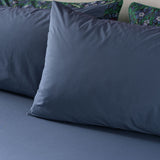Habitat x Morris & Co. Cotton Indigo Fitted Sheet- King size