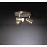 Argos Home spotlight plate brushed chrome 3 light, imported from the UK