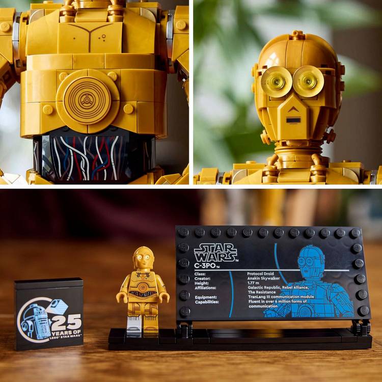 LEGO Star Wars C-3PO buildable figure 75398 - British product