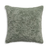 Habitat faux fur cushion sage 43x43cm, imported from the UK