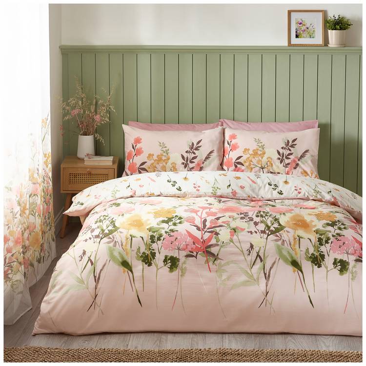Catherine Lansfield countryside floral bedding set single, imported from the UK