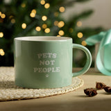 Argos Home Pets Not People mug sage green 380ml - British product
