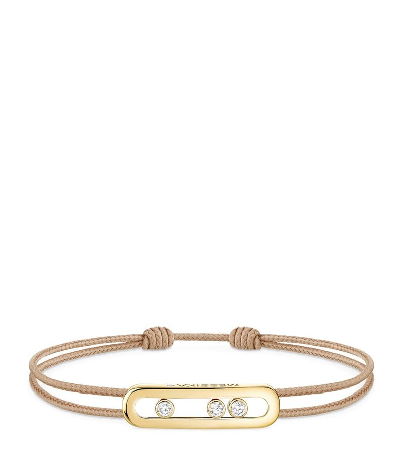 Messika yellow gold diamond bracelet 0.26ct, UK version