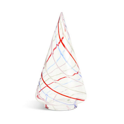 Argos Habitat Swirled Confetti Glass Tree Ornament 19cm- Buy online at McGrocer