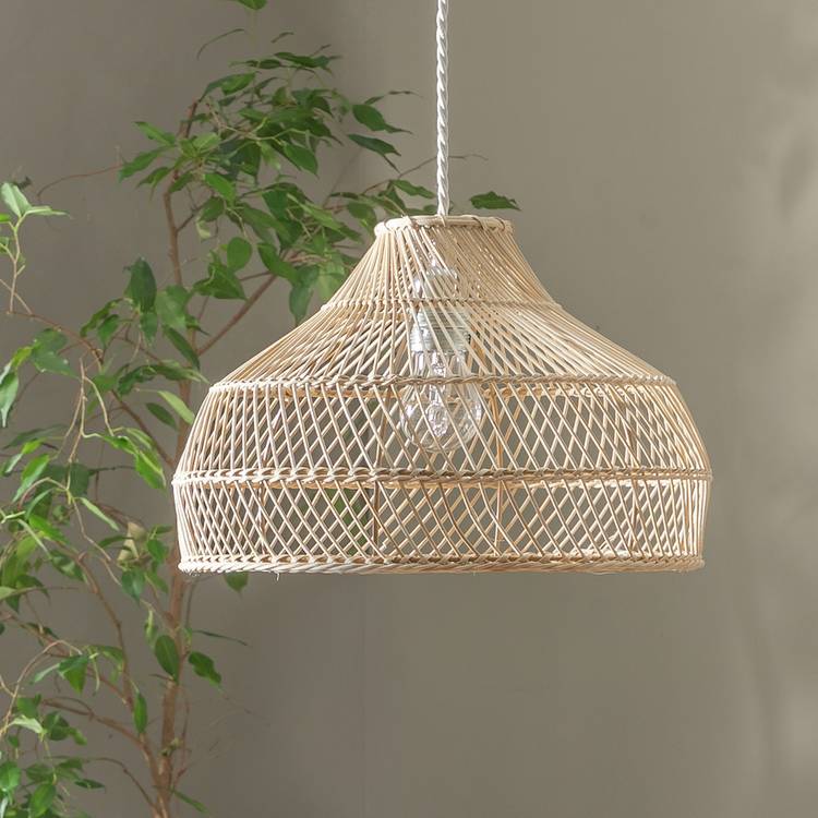 Habitat rattan lampshade small easy fit 35cm, UK version