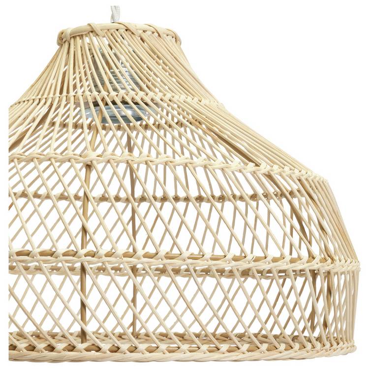 Habitat rattan lampshade small easy fit 35cm, UK version