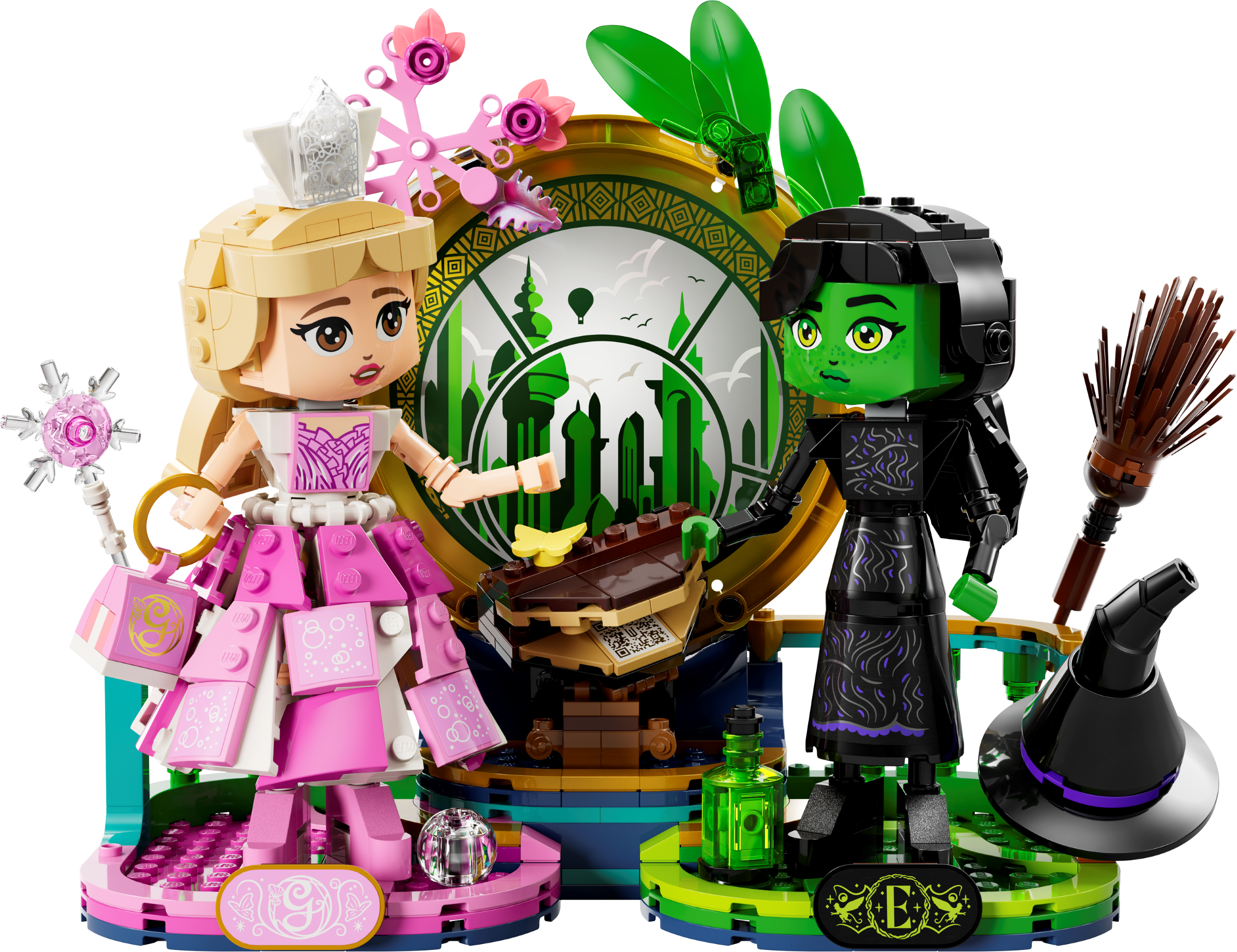 LEGO Wicked Elphaba and Glinda figures 558 piece set - British product