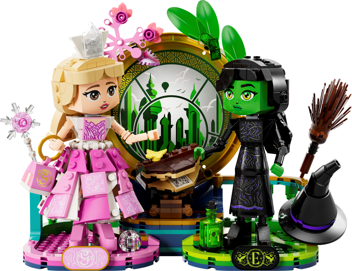 LEGO Wicked Elphaba and Glinda figures 558 piece set - British product