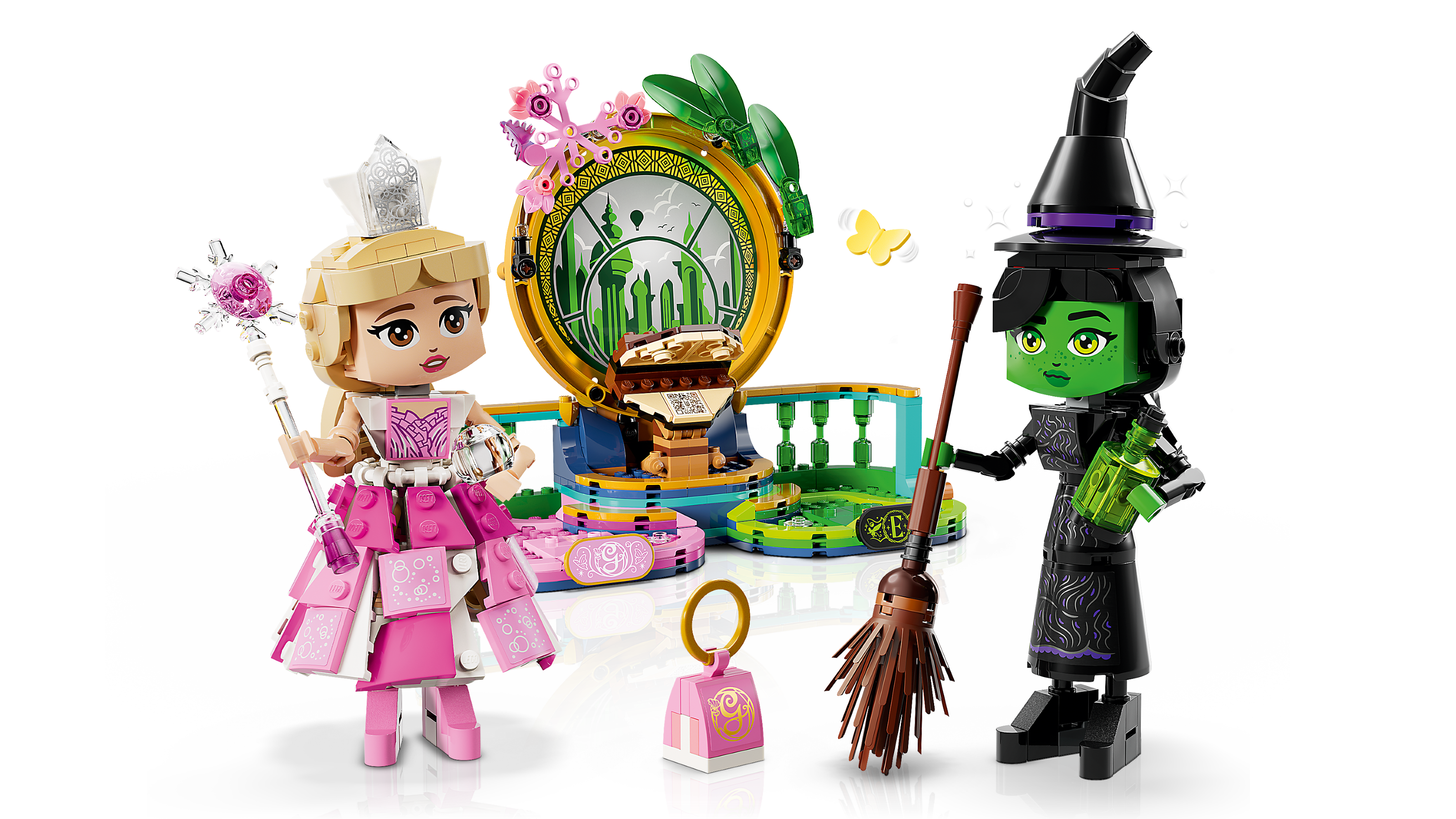 LEGO Wicked Elphaba and Glinda figures 558 piece set - British product