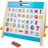 Chad Valley travel easel magnetic whiteboard and chalkboard, UK version