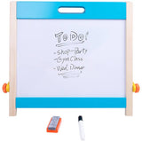 Chad Valley travel easel magnetic whiteboard and chalkboard, UK version