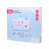 Chad Valley travel easel magnetic whiteboard and chalkboard, UK version