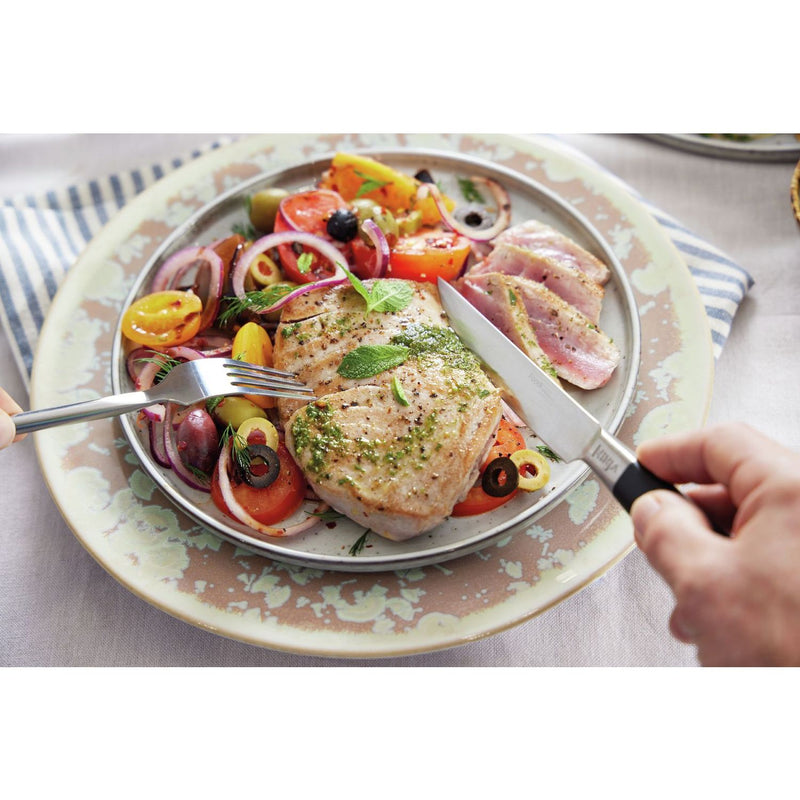 Ninja forged steak knife set black 6 piece - British product