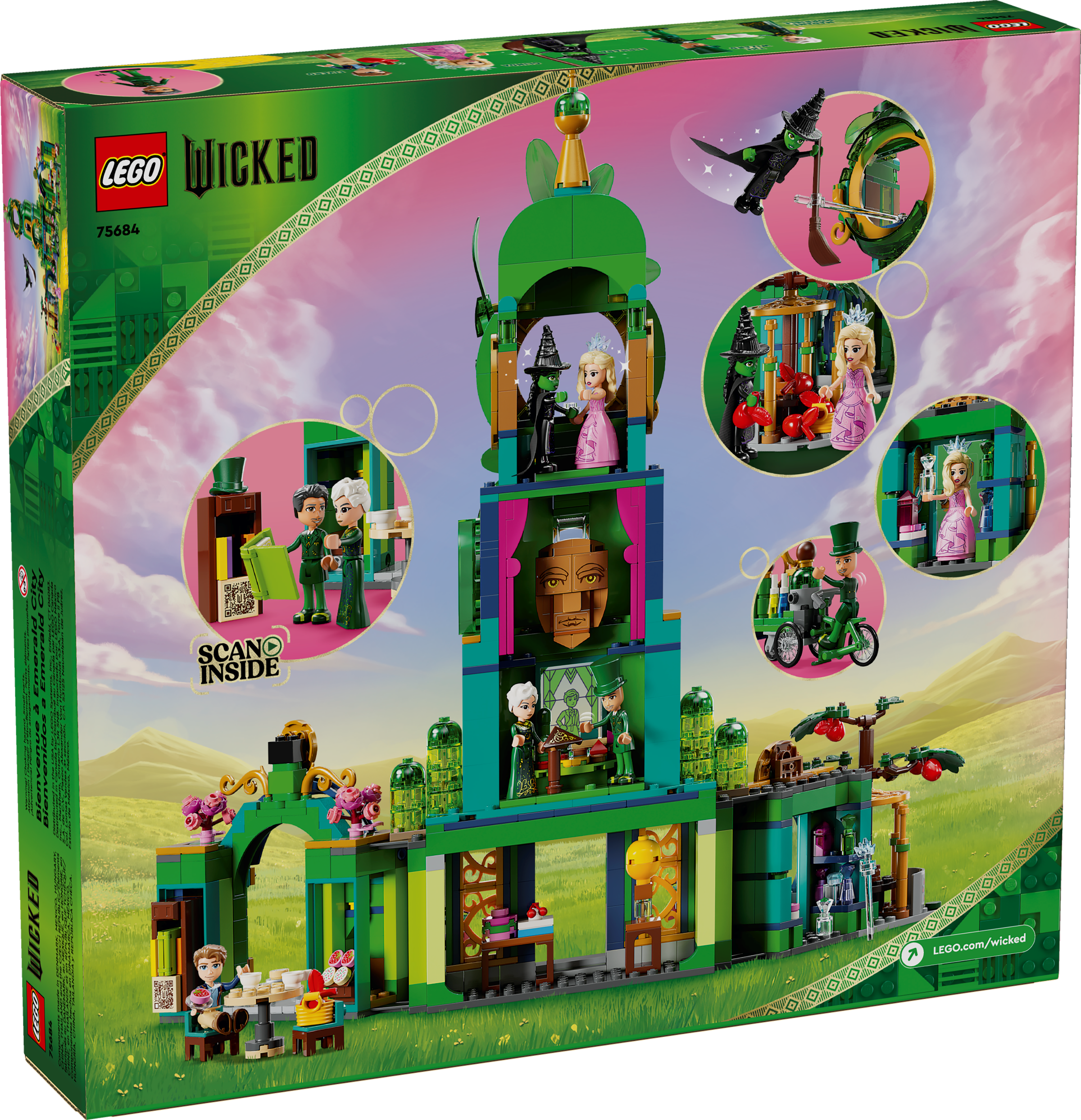LEGO Wicked Welcome to Emerald City 945 Pieces (British brand)