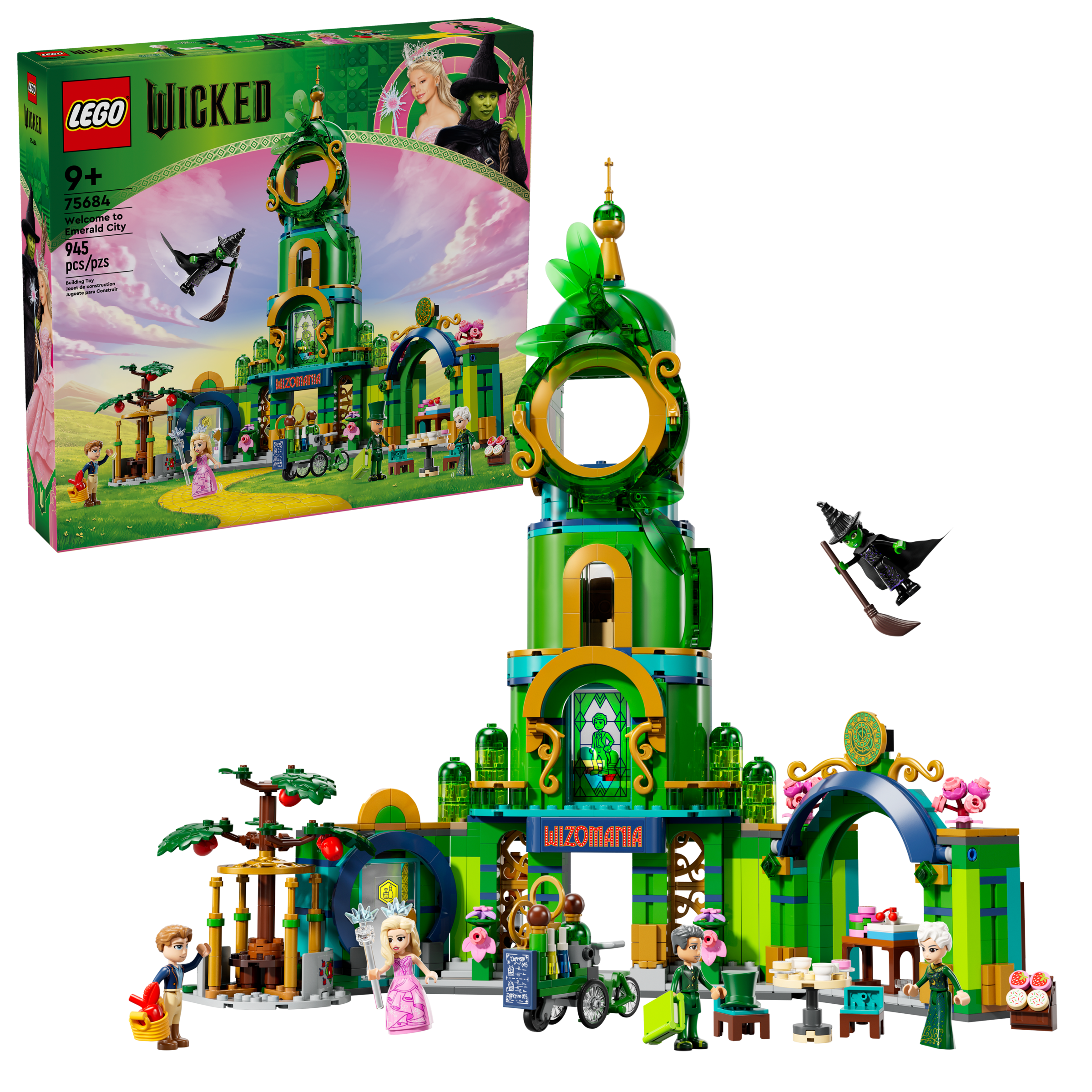 LEGO Wicked Welcome to Emerald City 945 Pieces (British brand)