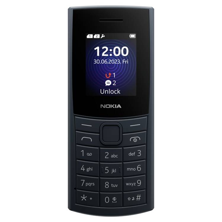 Vodafone Nokia 110 2nd Edition mobile phone Midnight Blue - British product