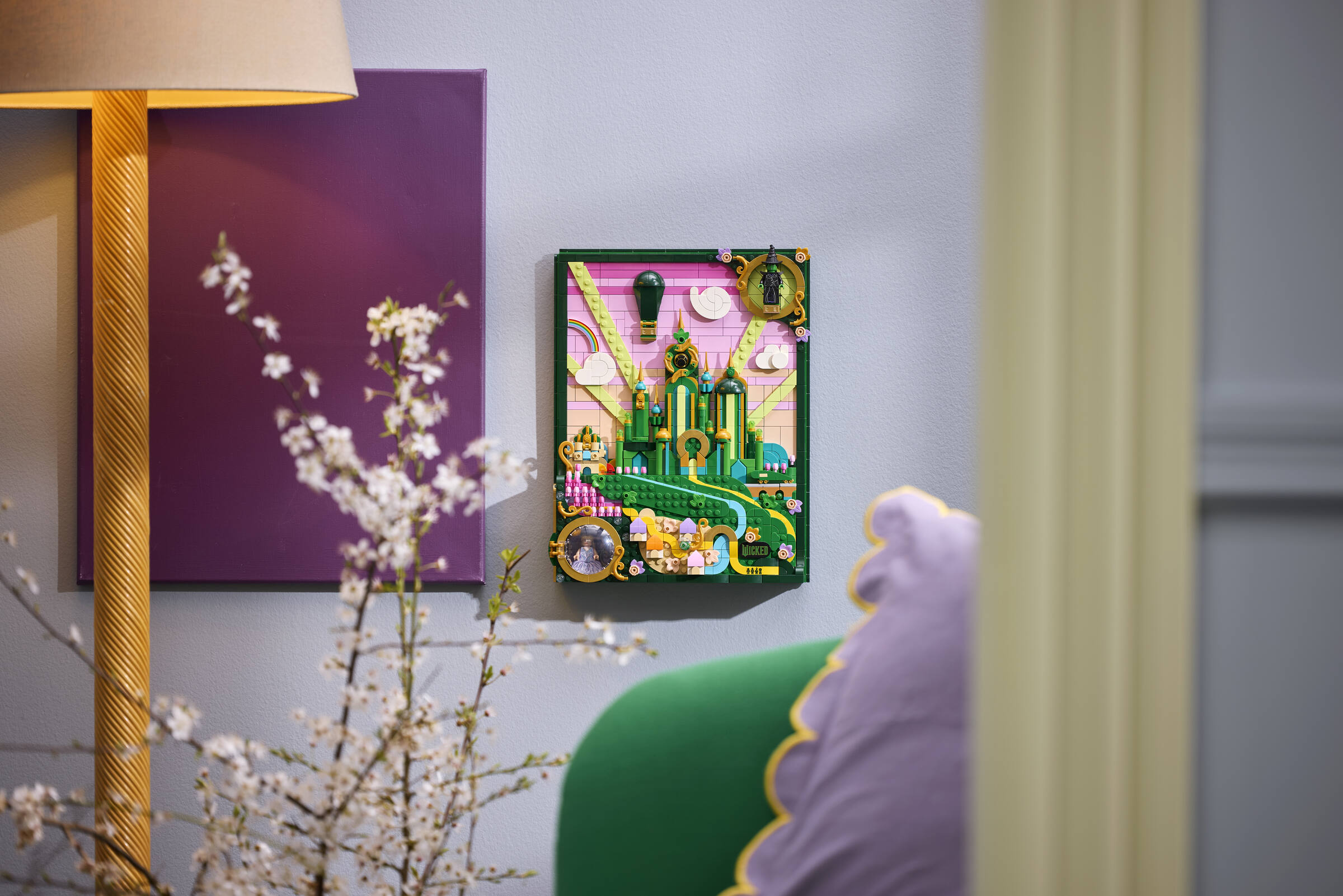 LEGO Wicked Emerald City Wall Art - British product
