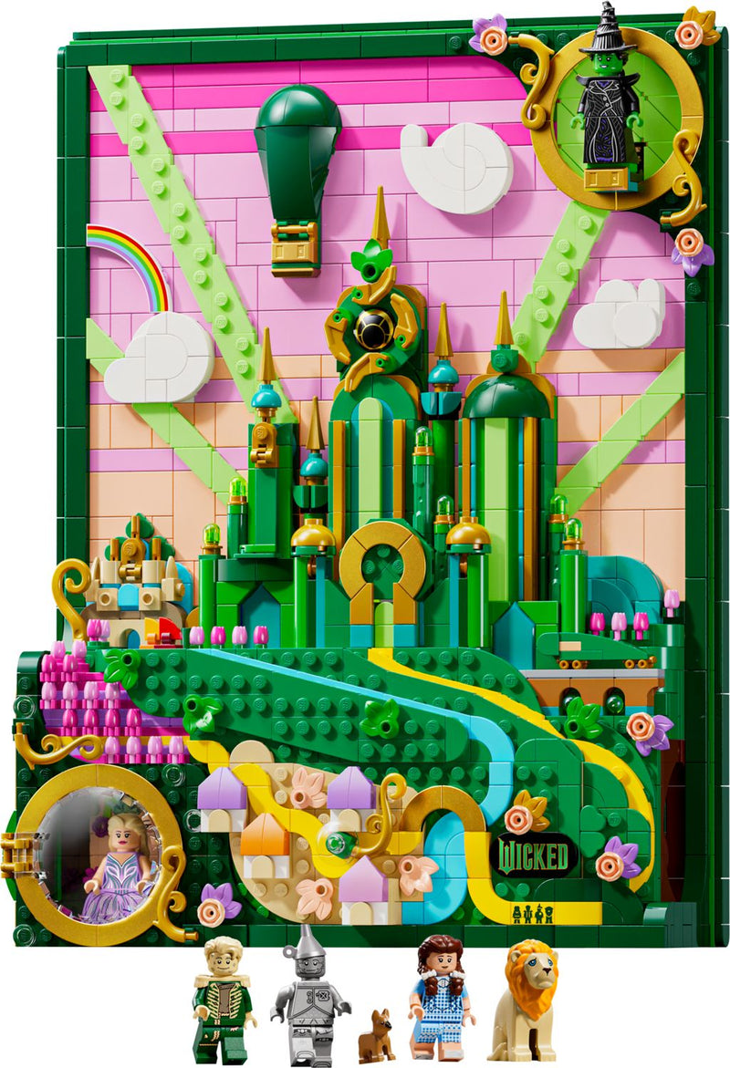LEGO Wicked Emerald City Wall Art - British product