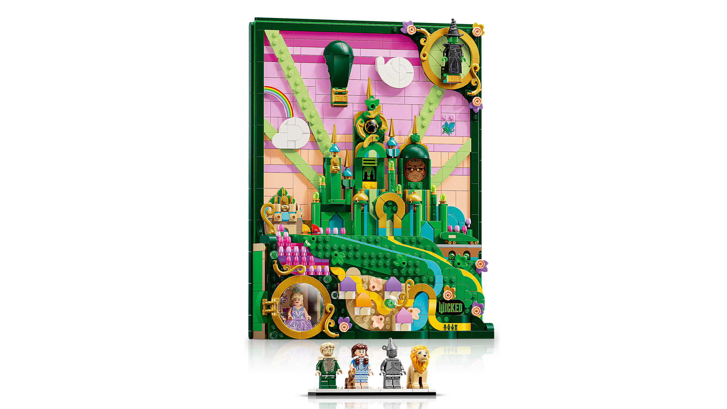 LEGO Wicked Emerald City Wall Art - British product