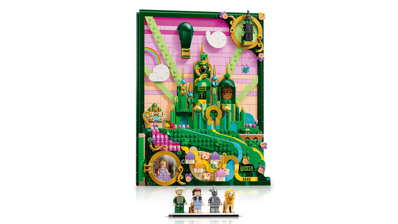 LEGO Wicked Emerald City Wall Art - British product